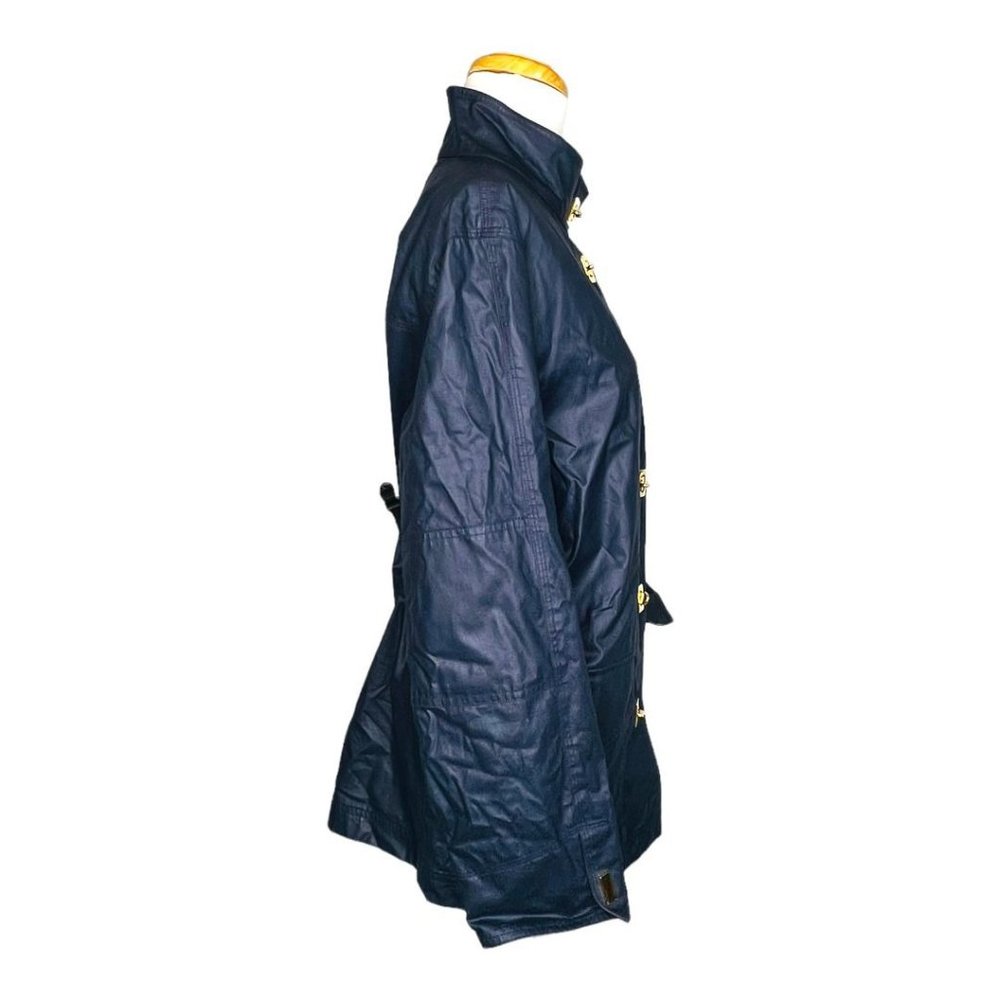 RALPH LAUREN Dry Goods Women's PS Blue Raincoat Sailing Nautical Rain Jacket - Picture 5 of 12